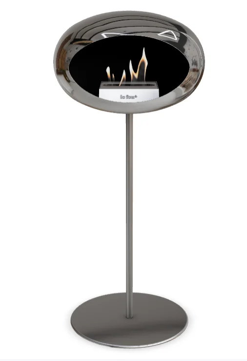 Chromed Silver Ground Steel High